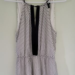 H&M white and back dress, size small